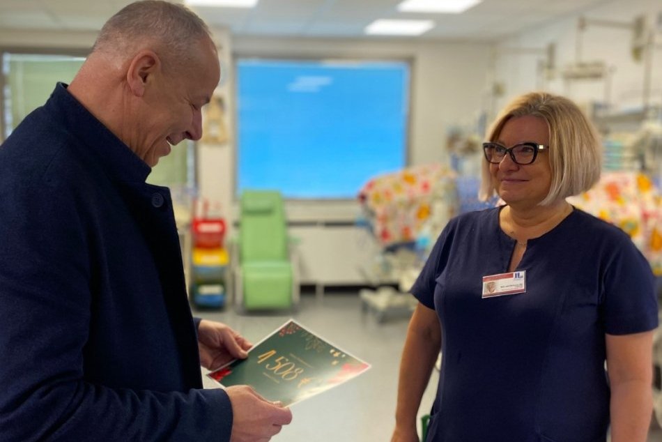 Ilustračný obrázok k článku Peniaze z primátorského PUNČU odovzdal Nosko v nemocnici: Pomôžu tým NAJMENŠÍM, FOTO