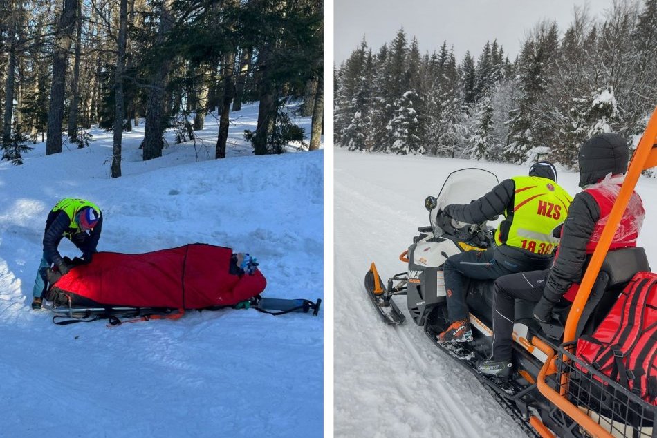 Ilustračný obrázok k článku ÚRAZY v obľúbených strediskách: Horskí záchranári RATOVALI sánkara aj 3-ročné dieťa