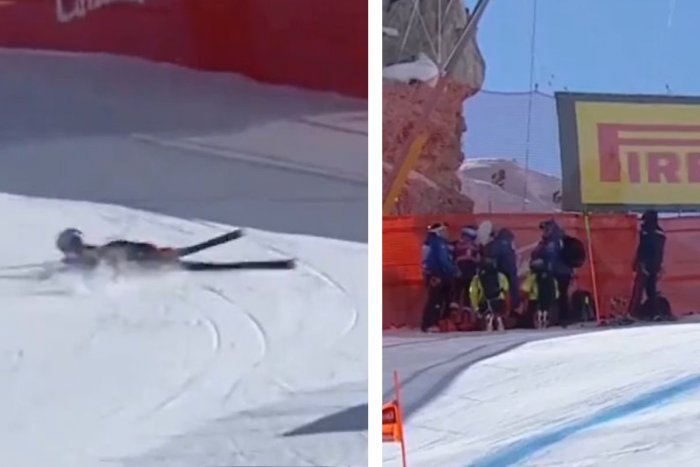 Ilustračný obrázok k článku Mikaela Shiffrinová utrpela DESIVÝ pád v zjazde! Zasahoval VRTUĽNÍK, VIDEO