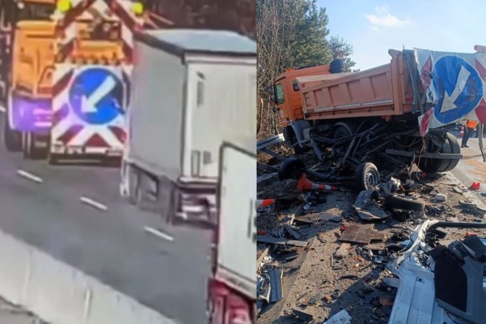 Ilustračný obrázok k článku VIDEO z hrozivej zrážky na D1: Vodič kamiónu náraz do cestárov neprežil