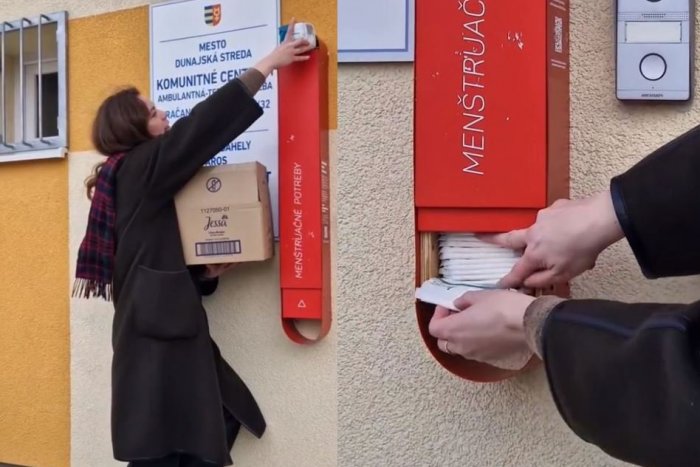 Ilustračný obrázok k článku Unikátny nápad: Na južnom Slovensku otvorili schránku na menštruačné vložky