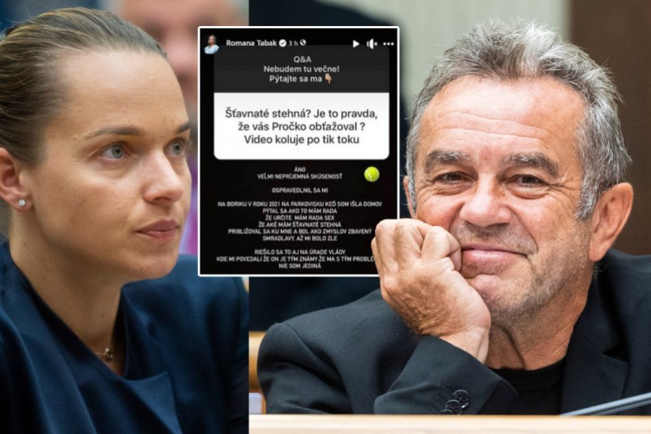 Ilustračný obrázok k článku Tabák tvrdí, že ju mal Pročko OBŤAŽOVAŤ: "Pýtal sa, ako to mám rada". Poslanec REAGUJE