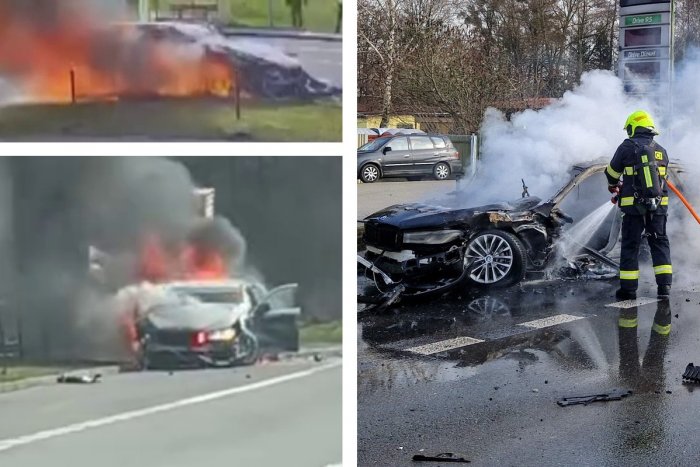 Ilustračný obrázok k článku Desivá NEHODA policajného auta! Po náraze sa zmenilo na OHNIVÚ guľu, VIDEO