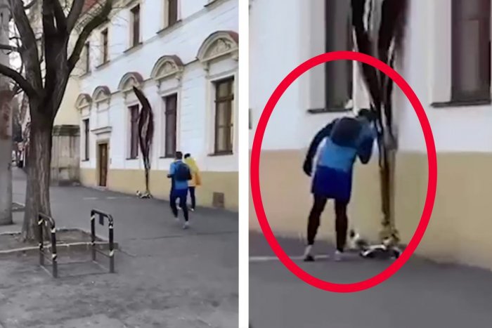 Ilustračný obrázok k článku Muž NECHUTNE zneuctil pamätník Kuciaka a Kušnírovej: Natočili ho na VIDEO