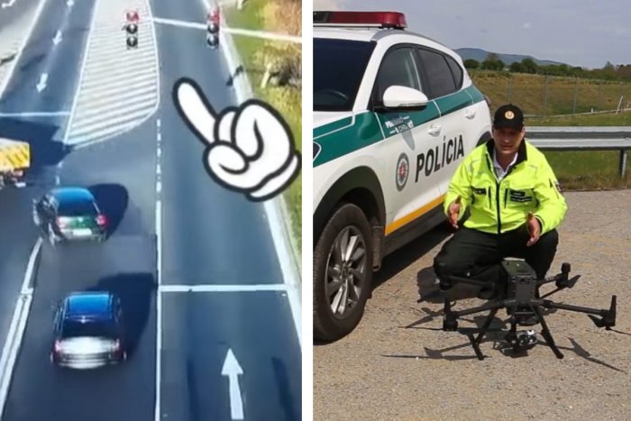 Ilustračný obrázok k článku Neviditeľná ZBRAŇ proti cestným pirátom! Priestupky vodičov odhaľujú policajné DRONY