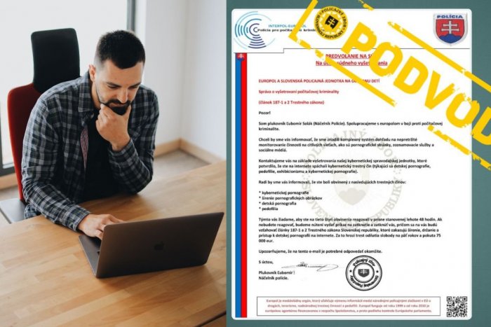 Ilustračný obrázok k článku Slovákov vystrašili falošné PREDVOLANIA, ktoré dostali do e-mailu: TAKTO vyzerajú!