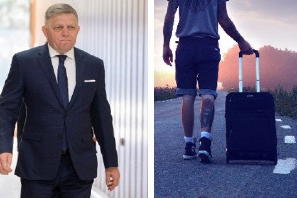 Ilustračný obrázok k článku SVET O SLOVENSKU: S Ficom nemáme budúcnosť. Mladí balia kufre, krajina je ZAPADÁKOV