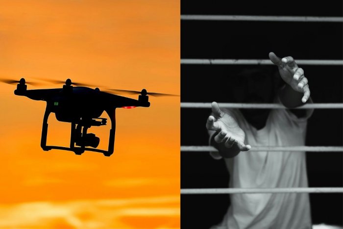 Ilustračný obrázok k článku Neuveriteľné, čo vymysleli pašeráci! Väzňom vozia tovar pomocou DRONOV priamo do ciel
