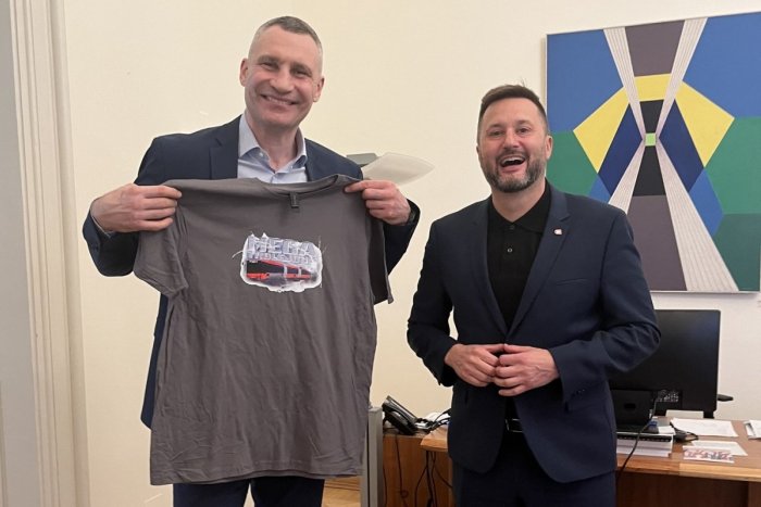 Ilustračný obrázok k článku Bratislavu navštívil starosta Kyjeva Vitalij Kličko: O čom hovoril s Matúšom Vallom?