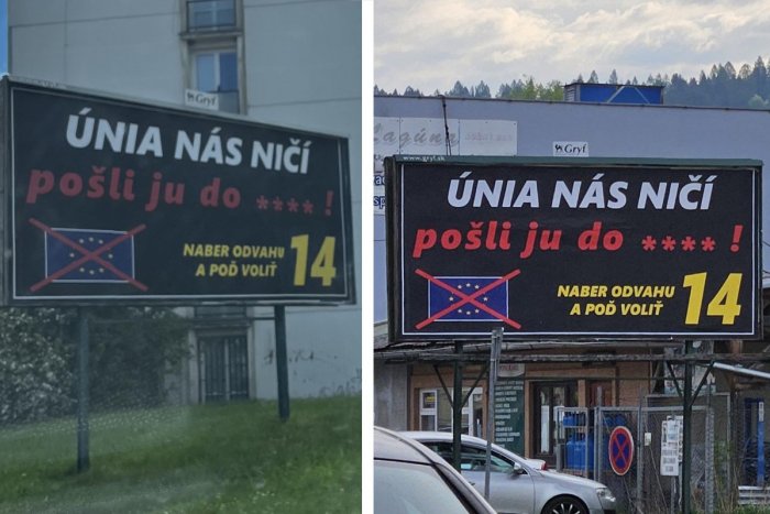 Ilustračný obrázok k článku Do europarlamentu vďaka VULGÁRNEJ rýmovačke? Slovensko zaplavili nové KONTROVERZNÉ bilbordy
