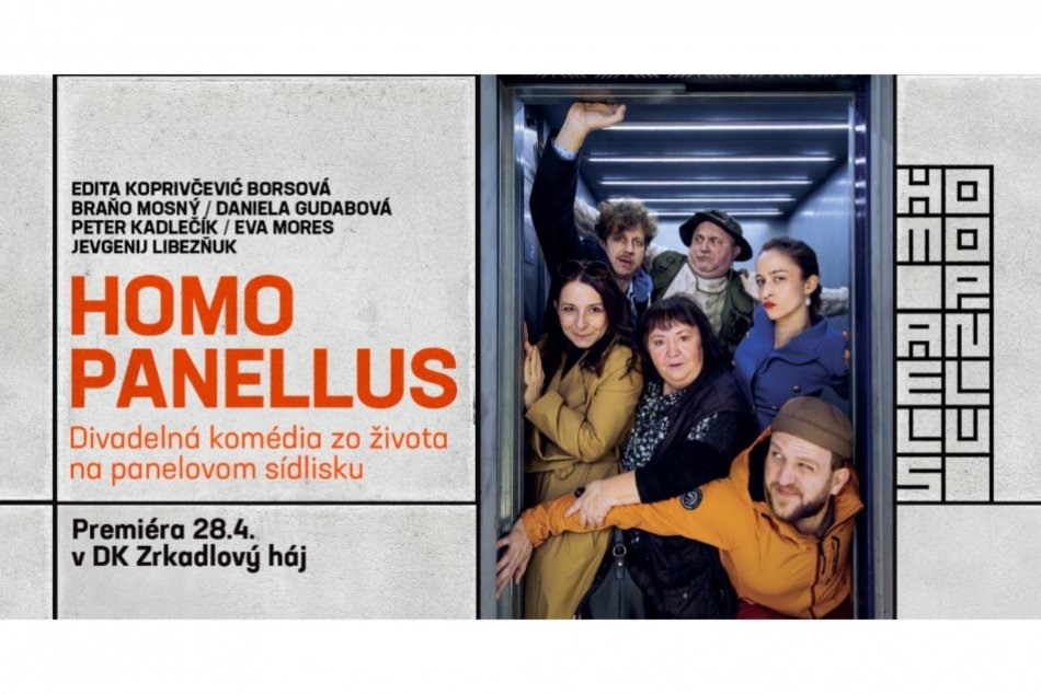 Ilustračný obrázok k článku Divadelná hra zo života na panelovom sídlisku - HOMO PANELLUS (Človek panelový)