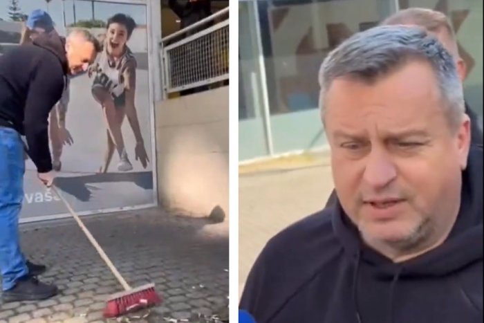 Ilustračný obrázok k článku Andrej Danko splnil sľub! Do rúk chytil metlu a upratoval Dúbravku, VIDEO