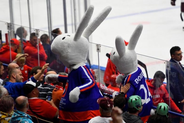 Ilustračný obrázok k článku Mali Bob a Bobek POD ČAPICOU? Váľajúci sa maskot hokejového šampionátu je HITOM internetu