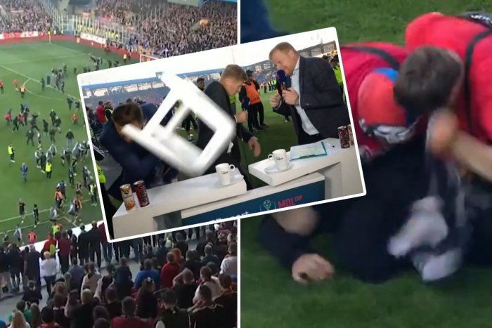 Ilustračný obrázok k článku ŠIALENSTVO po finále v Česku! HROMADNÁ bitka fanúšikov, po moderátoroch hodili stoličky, VIDEO