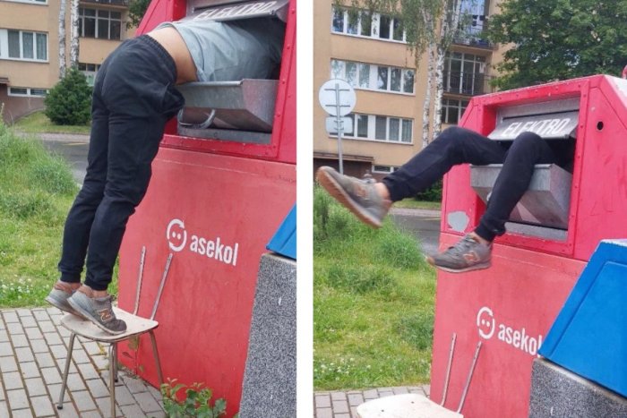 Ilustračný obrázok k článku BABRÁK roka? Mladík spadol do KONTAJNERA! Podľa polície ukázal ohybnosť jogína