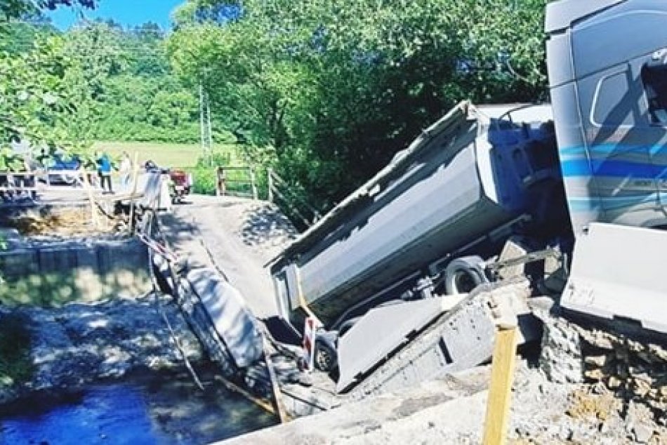 Ilustračný obrázok k článku Čo bude s PREPADNUTÝM mostom? Kraj už má PLÁN, dočkajú sa najprv chodci