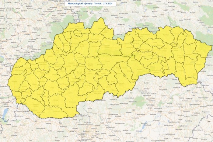 Výstrahy pred búrkami