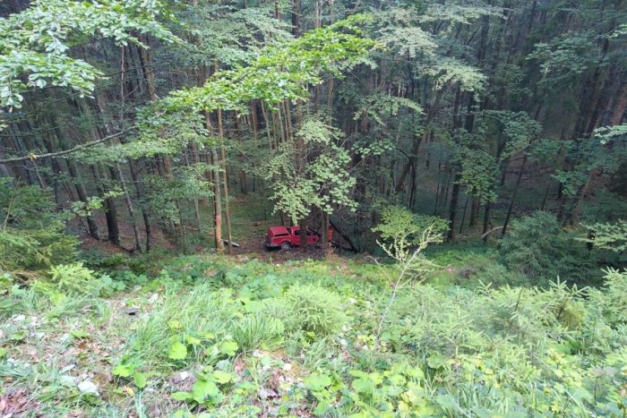 Ilustračný obrázok k článku V aute po páde do rokliny ZAHYNUL človek, ďalší dvaja sú zranení