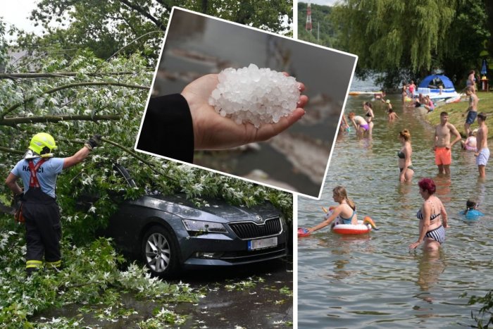 Ilustračný obrázok k článku Šialené teplo, ale aj KRÚPY, búrky a vetrisko: EXTRÉMNE počasie na Slovensku pokračuje!