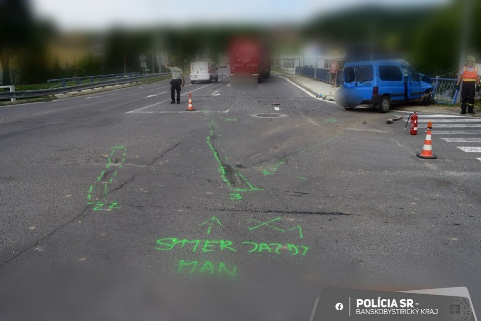 Ilustračný obrázok k článku Vodič nedal prednosť KAMIÓNU: Na HROZIVÚ zrážku doplatila spolujazdkyňa, FOTO