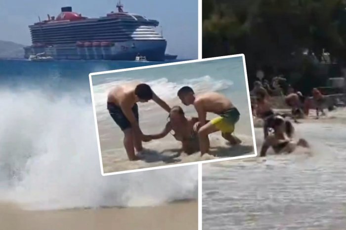 Ilustračný obrázok k článku Výletná loď vlnami SPLÁCHLA ľudí z pláže: Zranení turisti, kapitána zatkli! VIDEO