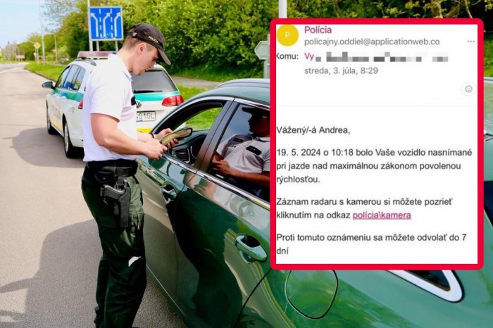 Ilustračný obrázok k článku Slovákom chodia správy, že autom PREKROČILI rýchlosť: POZOR, ide o PODVOD!