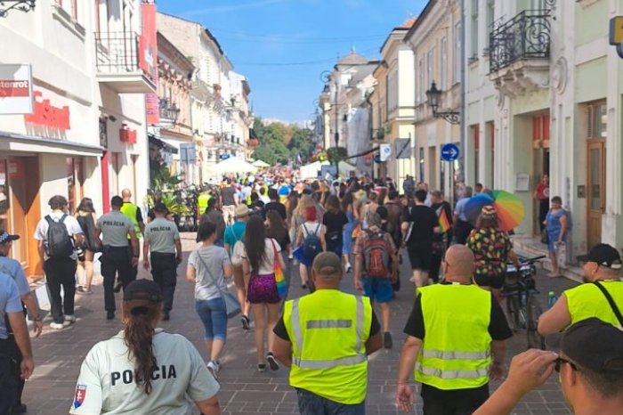 Ilustračný obrázok k článku V Košiciach sa uskutočnil Dúhový pochod: Vyvrcholil sprievodom ulicami centra mesta