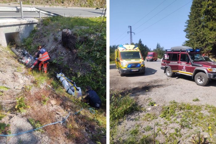 Ilustračný obrázok k článku DESIVÉ zábery z nehody motorkára: Doráňaného muža našli pod cestou, FOTO