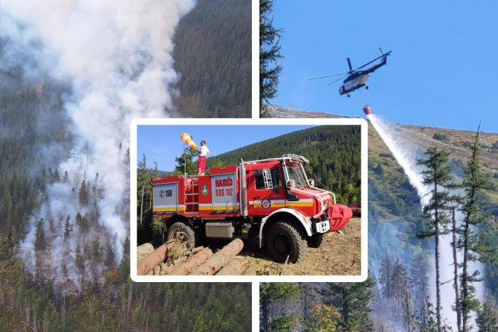 Ilustračný obrázok k článku Veľký POŽIAR lesa nad Pohorelou: Hasiť pomáhajú aj vrtuľníky! FOTO