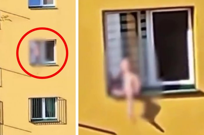 Ilustračný obrázok k článku DESIVÁ scéna zachytená na VIDEO: Po parapete poskakovalo NAHÉ dieťa