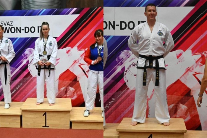 Ilustračný obrázok k článku POLICAJTKA a POLICAJT z Nových Zámkov na stupňoch VÍŤAZOV! Ovládli preteky v taekwonde