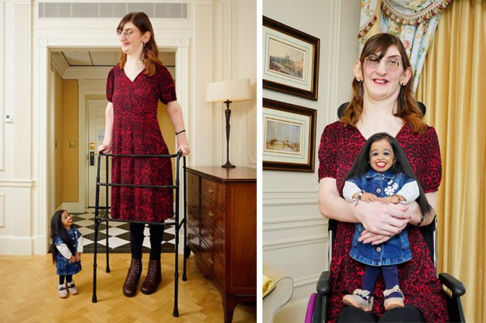 Ilustračný obrázok k článku Nie, to nie je BÁBIKA! Na jednom mieste sa stretla NAJVYŠŠIA žena sveta s tou NAJNIŽŠOU