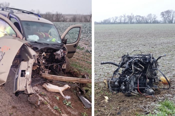 Ilustračný obrázok k článku Vodič utrpel pri nehode do stromu VÁŽNE zranenia! Silný náraz VYTRHOL motor z auta!
