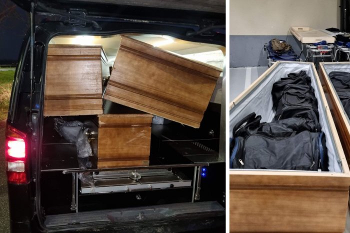 Ilustračný obrázok k článku Policajti zastavili auto, čakal ich ŠOK! Prevážalo rakvy plné KOKAÍNU