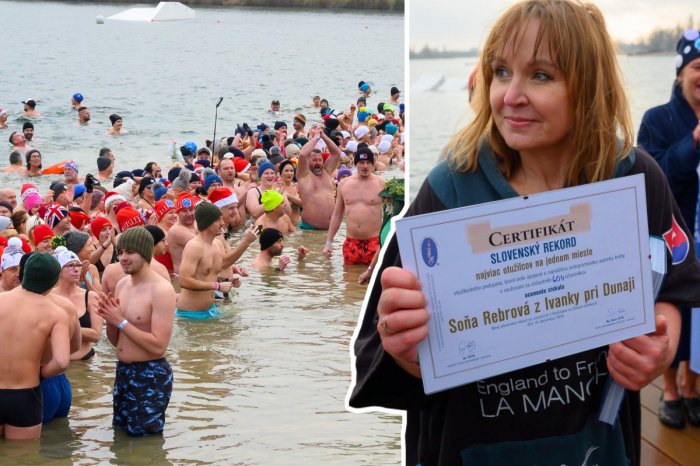 Ilustračný obrázok k článku Viac ako 600 otužilcov vošlo do ĽADOVEJ vody: Na Zlatých pieskoch padol slovenský REKORD