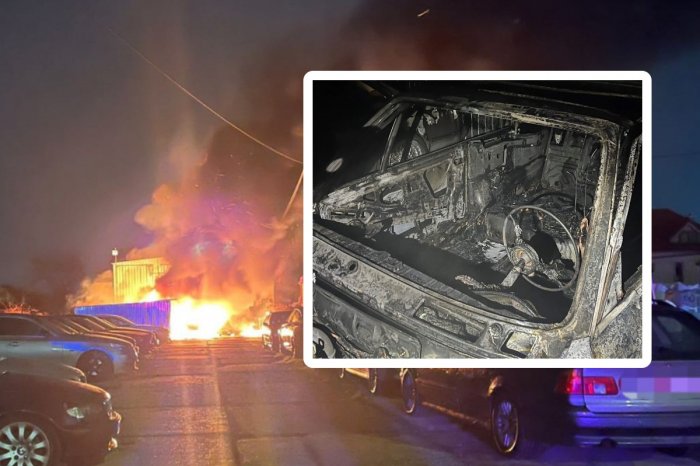 Ilustračný obrázok k článku Veľký požiar v servise! PLAMENE zničili tri autá, FOTO