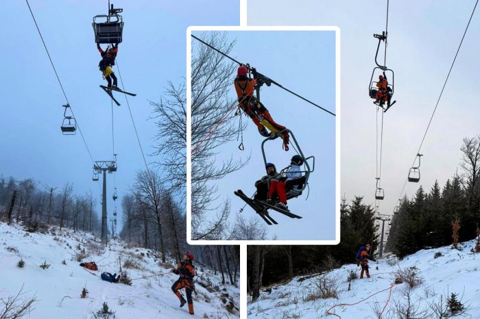 Ilustračný obrázok k článku V Česku sa ZASEKLA lanovka: DESIATKY bezmocných lyžiarov! Dole ich museli dostať HASIČI