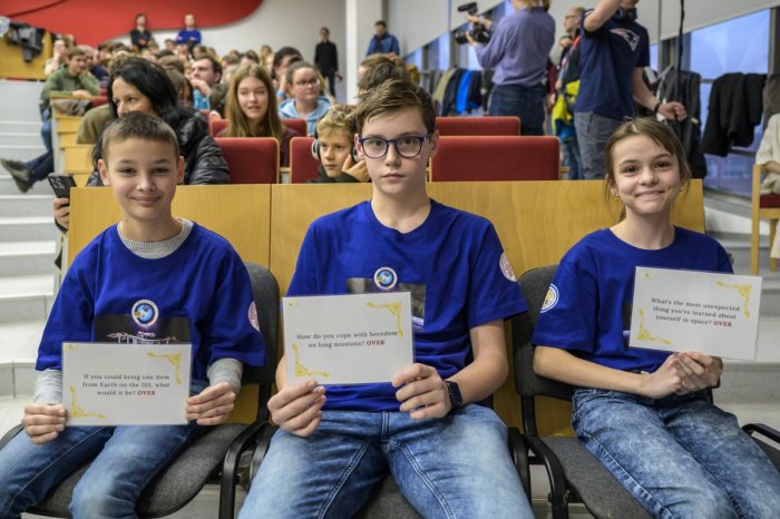 Ilustračný obrázok k článku HISTORICKÝ moment! Deti v Prešove sa spojili s astronautkou, ktorá je vo VESMÍRE, FOTO