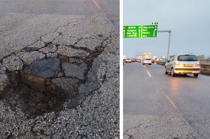 Ilustračný obrázok k článku PROBLÉM na D1: PREPADLA sa časť cesty! Dva pruhy boli neprejazdné