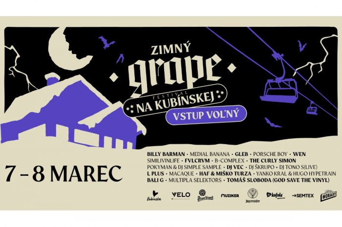 Ilustračný obrázok k článku Zimný Grape – zaži kopec muziky a zábavy na Kubínskej