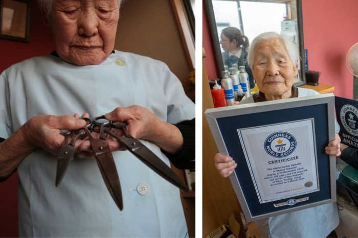 Ilustračný obrázok k článku Do koľkých rokov si trúfate pracovať? Zoznámte sa, toto je 108-ročná holička