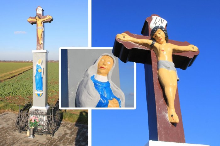 Ilustračný obrázok k článku Reštaurátor ZNIČIL historické súsošie: HROZNÉ! Panna Mária vyzerá ako záhradný TRPASLÍK