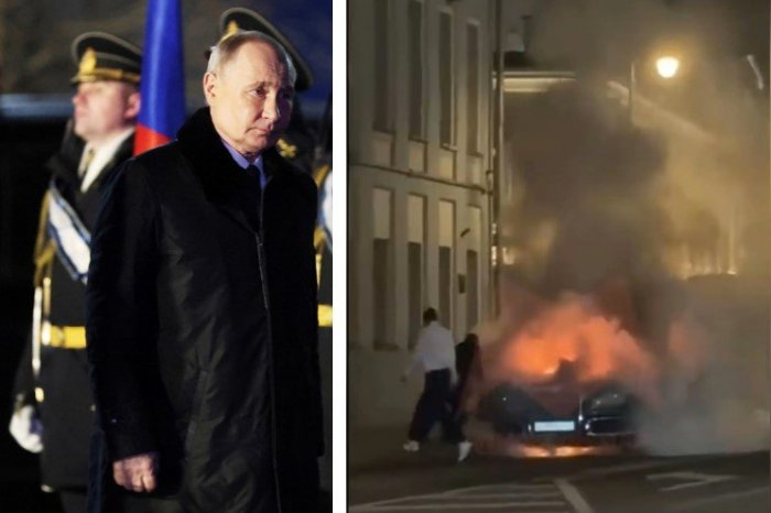 Ilustračný obrázok k článku VIDEO: Poplach v Kremli! Putinova limuzína VYBUCHLA priamo na ulici