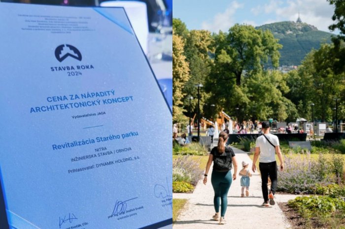 Ilustračný obrázok k článku Nitriansky park bol ÚSPEŠNÝ v súťaži Stavba roka 2024: Získal CENU za nápaditý architektonický koncept!