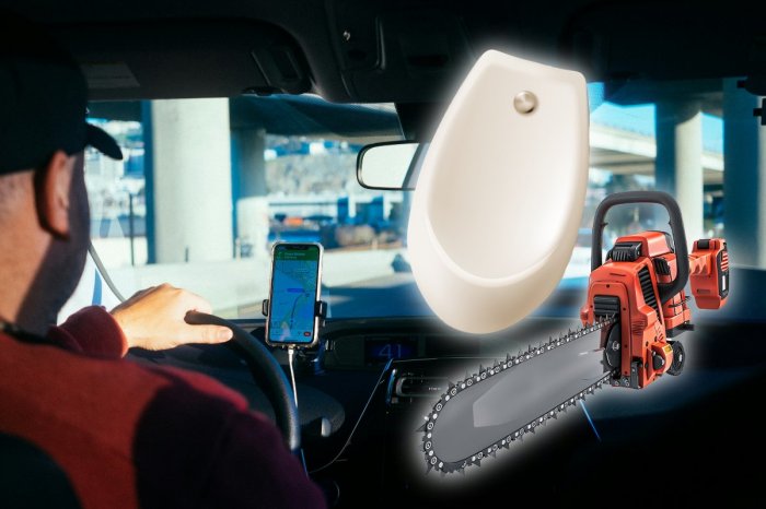 Ilustračný obrázok k článku Pisoár aj motorová píla: Uber zverejnil TOP šialenosti, ktoré si ľudia zabudli v jeho autách