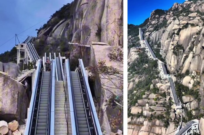 Ilustračný obrázok k článku Je toto ešte turistika? Číňania budujú MEGA eskalátory: Vedú na vrchol vysokej hory