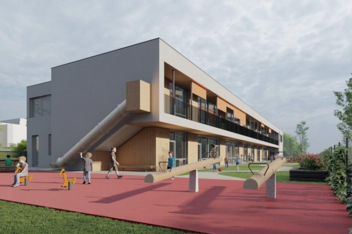 Ilustračný obrázok k článku Na zápis láka NOVÁ škôlka: Bude mať vlastný bazén, infrasaunu aj tobogany, FOTO