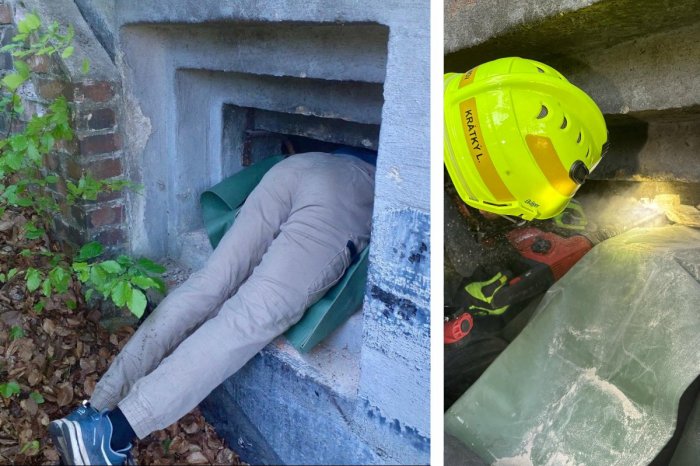 Ilustračný obrázok k článku Chlapec sa ZASEKOL v strieľni bunkra: Von mu trčali len NOHY! Hasiči museli použiť ZBÍJAČKU