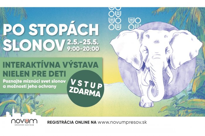 Ilustračný obrázok k článku Interaktívna výstava Po stopách slonov