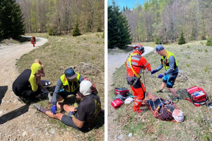 Ilustračný obrázok k článku DESIVÝ pád cyklistu, skončil v BEZVEDOMÍ: Muža bral do nemocnice vrtuľník, FOTO